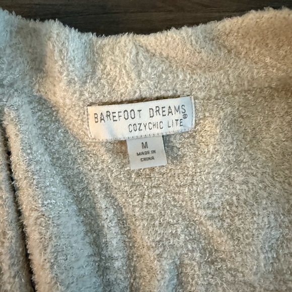 Barefoot Dreams Cream Open-Front Sweater - Picture 2 of 3